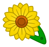 Sunflower Clip